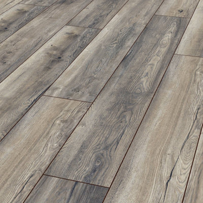 Prestige Plus Laminate Flooring 12mm Arbor Grey Oak AC5 Click 3572