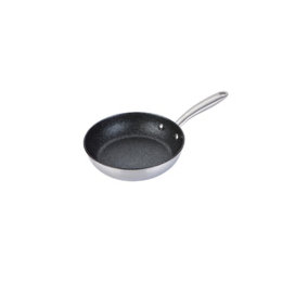 Prestige Scratch Guard Silver Round Stainless Steel Induction Suitable Non-Stick Frying Pan 21cm