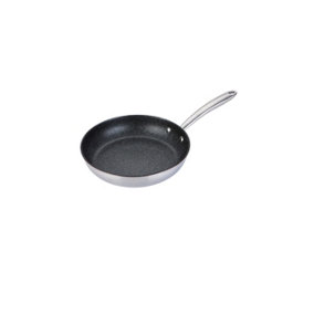 Prestige Scratch Guard Silver Round Stainless Steel Induction Suitable Non-Stick Frying Pan 25cm