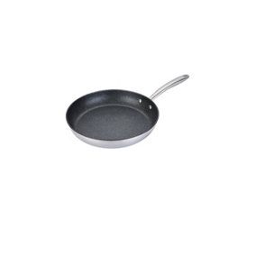 Prestige Scratch Guard Silver Round Stainless Steel Induction Suitable Non-Stick Frying Pan 29cm