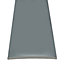 Prestige Stick Down Cover Strip Grey 3ft / 0.9metres Threshold Bar Floor To Floor Self Adhesive Trim
