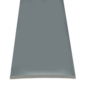 Prestige Stick Down Cover Strip Grey 3ft / 0.9metres Threshold Bar Floor To Floor Self Adhesive Trim