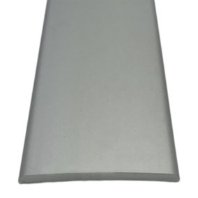 Prestige Stick Down Cover Strip Matt Silver 3ft / 0.9metres Threshold Bar Floor To Floor Self Adhesive Trim