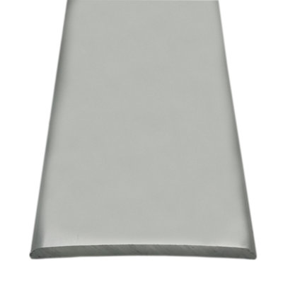 Prestige Stick Down Cover Strip Silver 3ft / 0.9metres Threshold Bar Floor To Floor Self Adhesive Trim