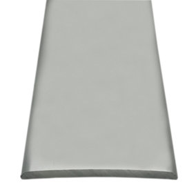 Prestige Stick Down Cover Strip Silver 3ft / 0.9metres Threshold Bar Floor To Floor Self Adhesive Trim