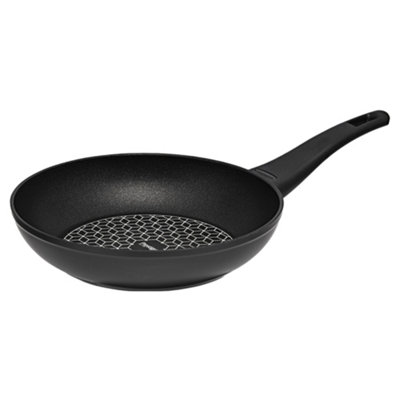 Prestige Thermo Smart Black Round Aluminium Heat Indicator Diamond Infused Non-Stick Frying Pan 30cm