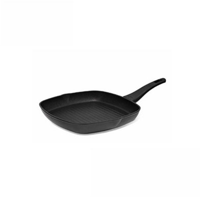 Prestige Thermo Smart Black Square Aluminium Induction Suitable Diamond ...