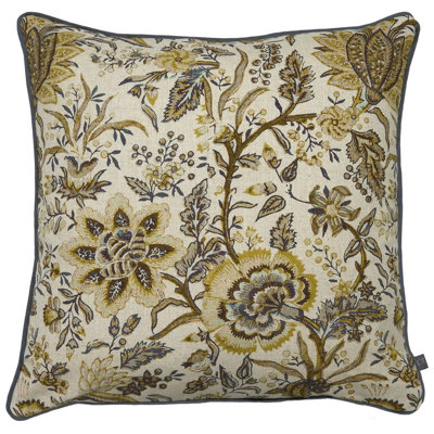 Prestigious Textiles Apsley Floral Piped Feather Filled Cushion