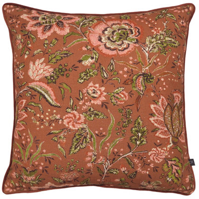 Prestigious Textiles Apsley Jacobean Floral Polyester Filled Cushion