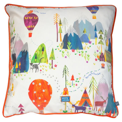 Prestigious Textiles Away We Go Kids Piped Feather Filled Cushion