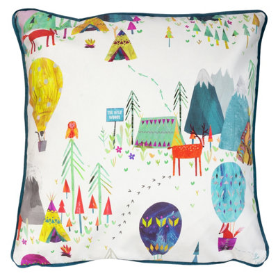 Prestigious Textiles Away We Go Kids Piped Feather Filled Cushion