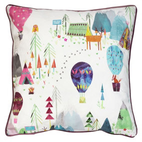 Prestigious Textiles Away We Go Printed Piped Kids Polyester Filled Cushion