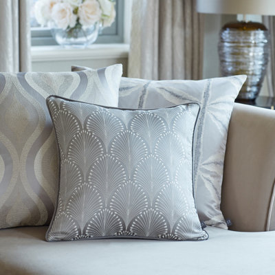 Prestigious Textiles Boudoir Embroidered Piped Feather Filled Cushion