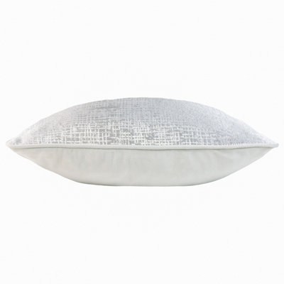 Prestigious Textiles Cinder Metallic Jacquard Piped Feather Filled Cushion