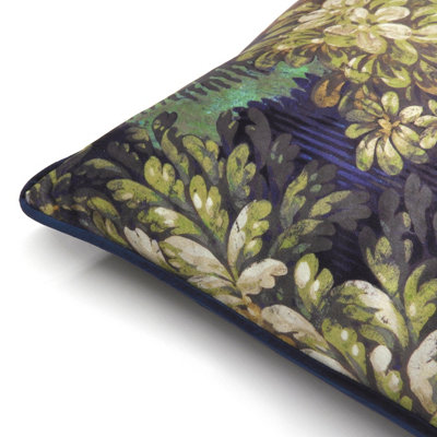Prestigious Textiles Forbidden Forest Velvet Piped Polyester Filled Cushion