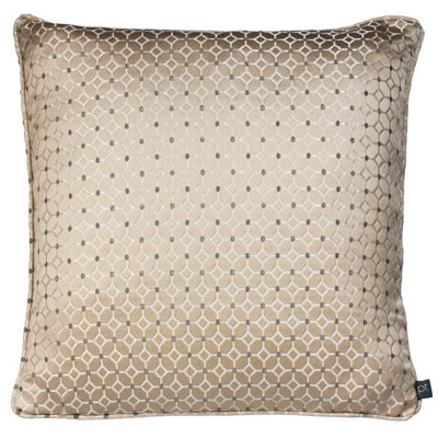 Prestigious Textiles Frame Embroidered Geometric Patterned Polyester Filled Cushion