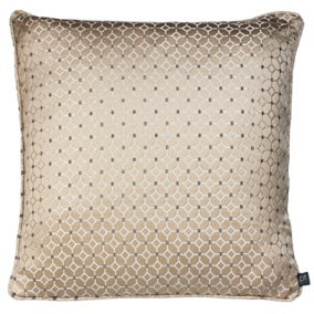 Prestigious Textiles Frame Embroidered Geometric Piped Cushion Cover