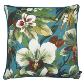 Prestigious Textiles Moorea Floral Piped Cushion