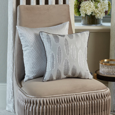 Prestigious Textiles Quill Piped Jacquard Polyester Filled Cushion
