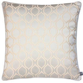 Prestigious Textiles Solitaire Embroidered Geometric Piped Cushion Cover