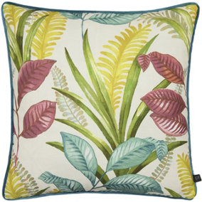 Prestigious Textiles Sumba Floral Piped Feather Filled Cushion