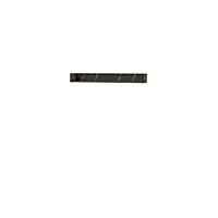 Prestigo Modern Wall Shelf - Sleek Design in Oak Walnut & Black Matt, H140mm W1200mm D210mm