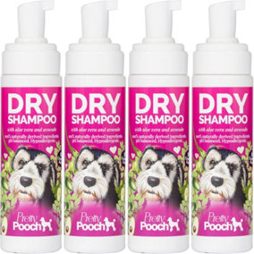 Pretty Pooch Dry Shampoo Mousse - Contains Aloe and Avocado - Cleans, Refreshes and Hydrates Without the Need for Water 1000ml