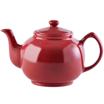 Price & Kensington Betty Shape Red Teapot 10 Cup 1.5L