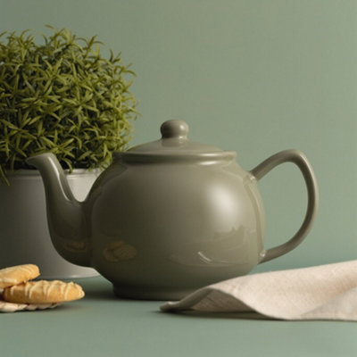 Price & Kensington Betty Shape Sage Green Teapot 6 Cup 1.1L - 1