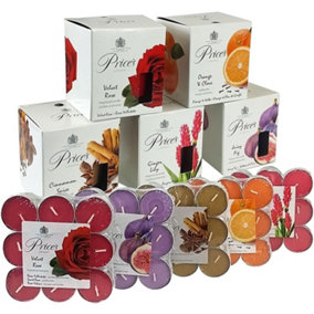 Price's Candles Scented Candle Jars & Tea Lights Box Set