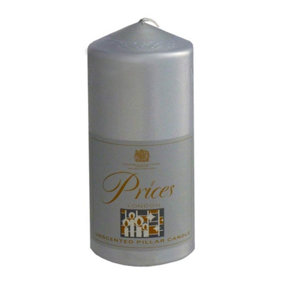 Price's Pillar Candle Silver 6''