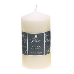 Prices Candles Altar Candle White (20cm)
