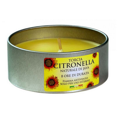 Prices Candles Citronella Unlidded Tin Yellow (One Size) DIY at B&Q