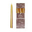 Prices Candles Pillar Candle (Pack of 10) Gold (One Size)