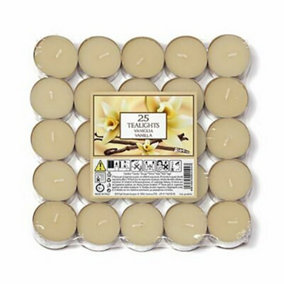 Prices Candles Scented Tealights (Pack of 25) Vanilla (One Size)