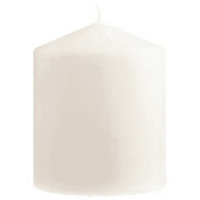 Prices Pillar Candle Ivory (100mm x 80mm)