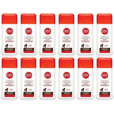 Pride & Groom Medicated Doggie Shampoo Cherry 300ml Pack of 12