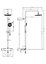 Pride Round Thermostatic Shower Kit with Fixed Head & Adjustable Handset - Chrome - Balterley