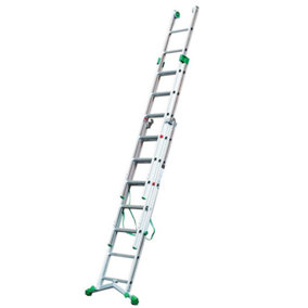PRIMA Aluminium Industrial Combination Ladder - 2.64m Closed
