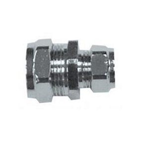 Prima Plus Chrome Compression Reducing Coupling 15 x 8mm