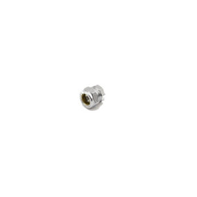 Prima Plus Chrome Compression Stop End 15mm (Pack of 10)