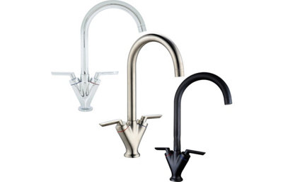 Prima V Shape Dual Lever Mixer Tap, Chrome