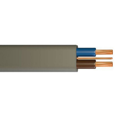 Primaflow Twin & Earth Cable 1.5mm x 25m Grey - Flexible, Industry ...