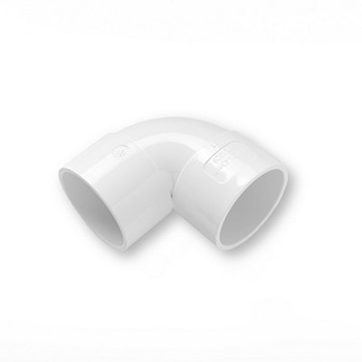 Primaplumb 40mm 90 Degree Knuckle Bends White - PRIMPWE9040WB