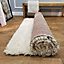 PRIME PLUS EXTRA THICK HEAVY 5CM PILE SOFT SHAGGY RUGS MODERN AREA RUGS BEDROOM HALL RUGS (Cream, 120 x 170cm)