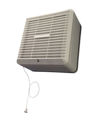 Primeline Manrose PEF6130 (WF150AP) Axial Kitchen / Utility Room Window Extractor Fan (Pull-Cord Model)