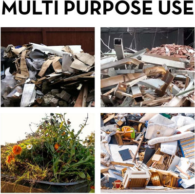 thumbnail image 2 of 100 X Grey Rubble Sacks – Heavy Duty Builders Bags – 20x30 Inch, 500 Gauge – UK Made 2 of 5