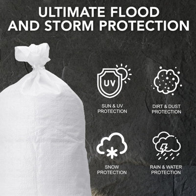 PRIMES DIY Strong Woven Rubble Builder PP Bags with liner, Heavy Duty ...