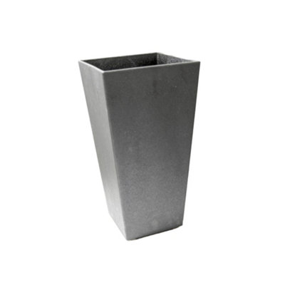 Primeur Sonata Rubber Planter Steel Grey (One Size)