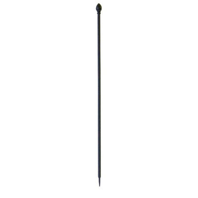 Primrose 110cm Galvanised Steel Black fencepost for Panacea Fence System
